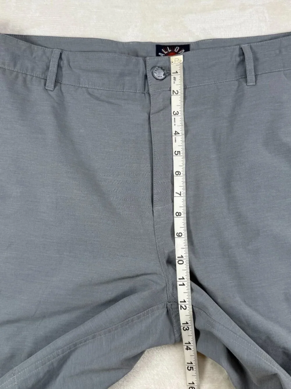 Faherty Mens All Day Shorts Gray Size 40 Drawstring Stretch Preppy Beach